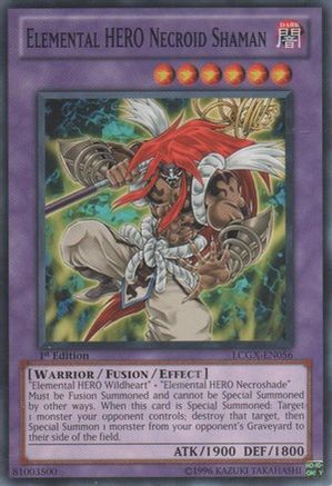 Elemental HERO Necroid Shaman [LCGX-EN056] Common - Trinity Hobby