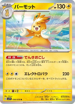Pawmot - 036/078 (Japanese)  036/078 - [SV1V Violet ex]