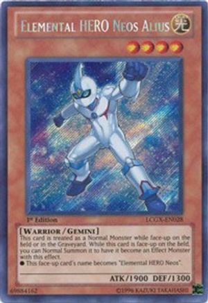 Elemental HERO Neos Alius [LCGX-EN028] Secret Rare - Trinity Hobby