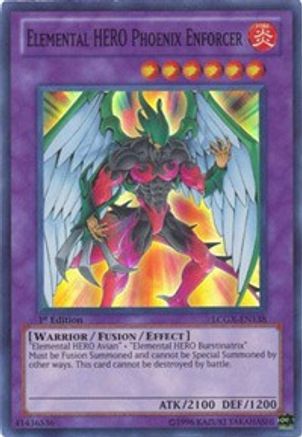 Elemental HERO Phoenix Enforcer [LCGX-EN138] Super Rare - Trinity Hobby