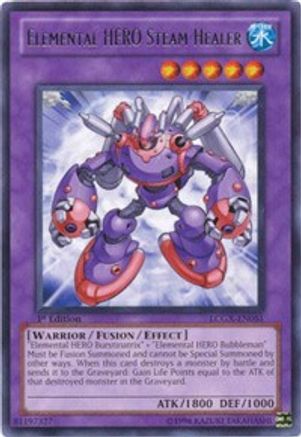 Elemental HERO Steam Healer [LCGX-EN051] Rare - Trinity Hobby