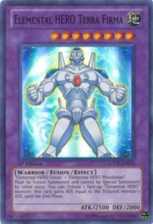 Elemental HERO Terra Firma [LCGX-EN075] Super Rare - Trinity Hobby