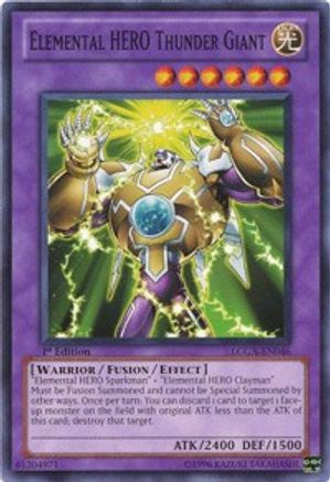 Elemental HERO Thunder Giant [LCGX-EN046] Common - Trinity Hobby