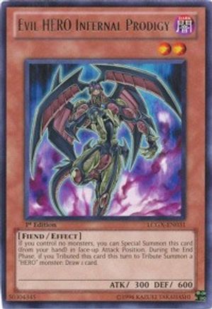 Evil HERO Infernal Prodigy [LCGX-EN031] Rare - Trinity Hobby