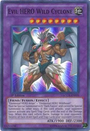 Evil HERO Wild Cyclone [LCGX-EN070] Super Rare - Trinity Hobby