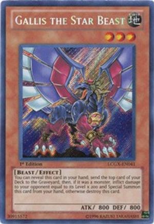 Gallis the Star Beast [LCGX-EN041] Secret Rare - Trinity Hobby