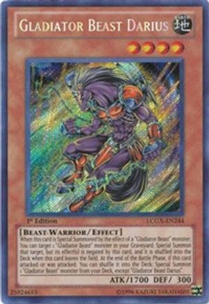 Gladiator Beast Darius [LCGX-EN244] Secret Rare - Trinity Hobby