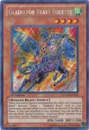 Gladiator Beast Equeste [LCGX-EN251] Secret Rare - Trinity Hobby