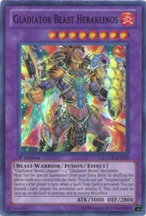 Gladiator Beast Heraklinos [LCGX-EN253] Super Rare - Trinity Hobby