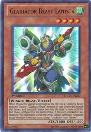 Gladiator Beast Lanista [LCGX-EN252] Ultra Rare - Trinity Hobby