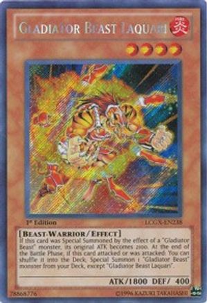 Gladiator Beast Laquari [LCGX-EN238] Secret Rare - Trinity Hobby