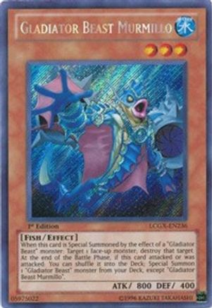 Gladiator Beast Murmillo [LCGX-EN236] Secret Rare - Trinity Hobby