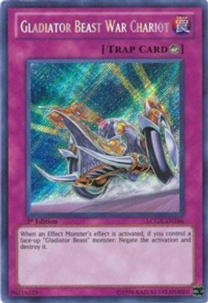 Gladiator Beast War Chariot [LCGX-EN266] Secret Rare - Trinity Hobby