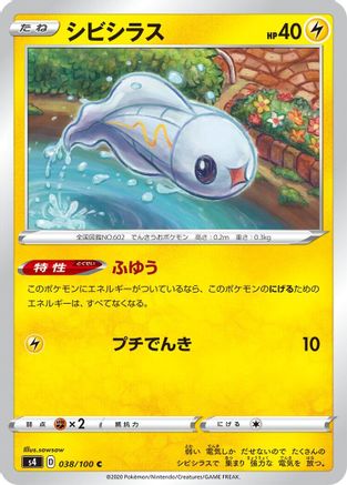 Tynamo (Japanese)  038/100 - [S4 Amazing Volt Tackle]