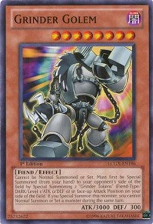 Grinder Golem [LCGX-EN196] Common - Trinity Hobby