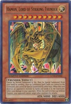 Hamon, Lord of Striking Thunder [LC02-EN002] Ultra Rare - Trinity Hobby