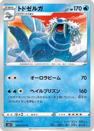 Walrein (Japanese)  024/070 - [S6H Silver Lance]