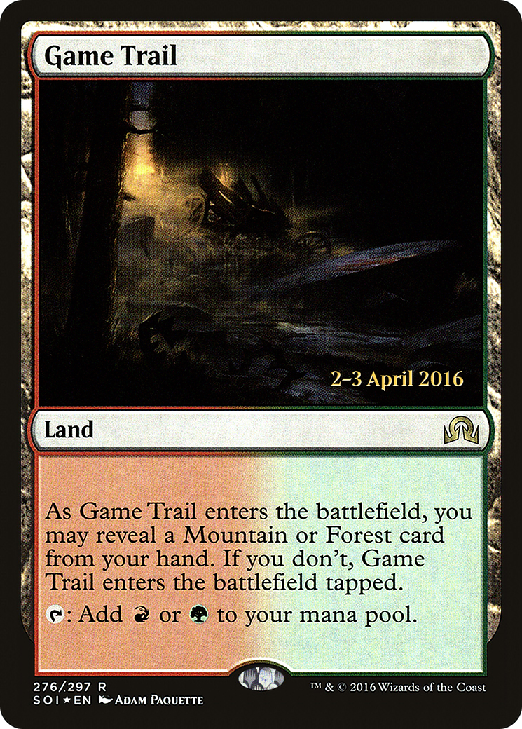 Game Trail [Promotions de l'Avant-première Shadows over Innistrad] 