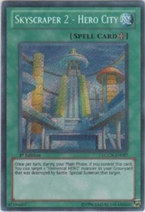 Skyscraper 2 - Hero City [LCGX-EN097] Secret Rare - Trinity Hobby