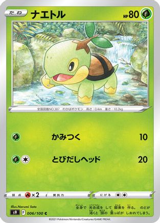 Turtwig (Japanese)  006/100 - [S9 Star Birth] - Trinity Hobby