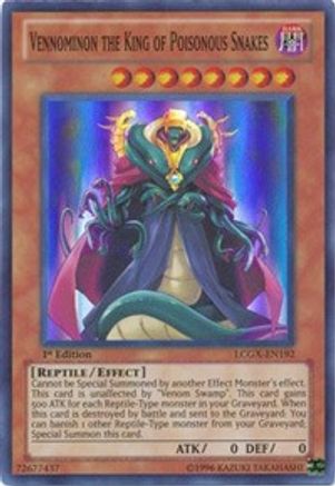 Vennominon the King of Poisonous Snakes [LCGX-EN192] Super Rare - Trinity Hobby