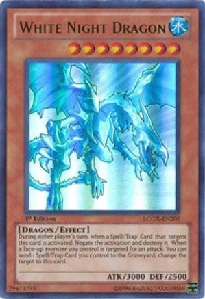 White Night Dragon [LCGX-EN205] Ultra Rare - Trinity Hobby