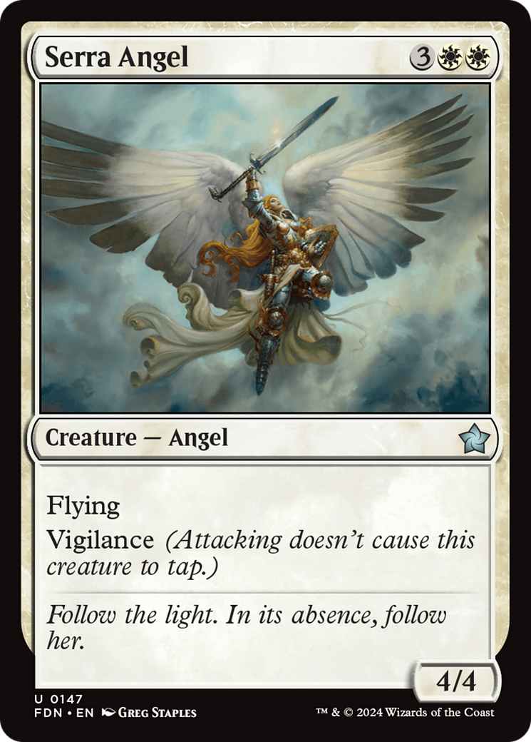 Serra Angel [Foundations] - Trinity Hobby