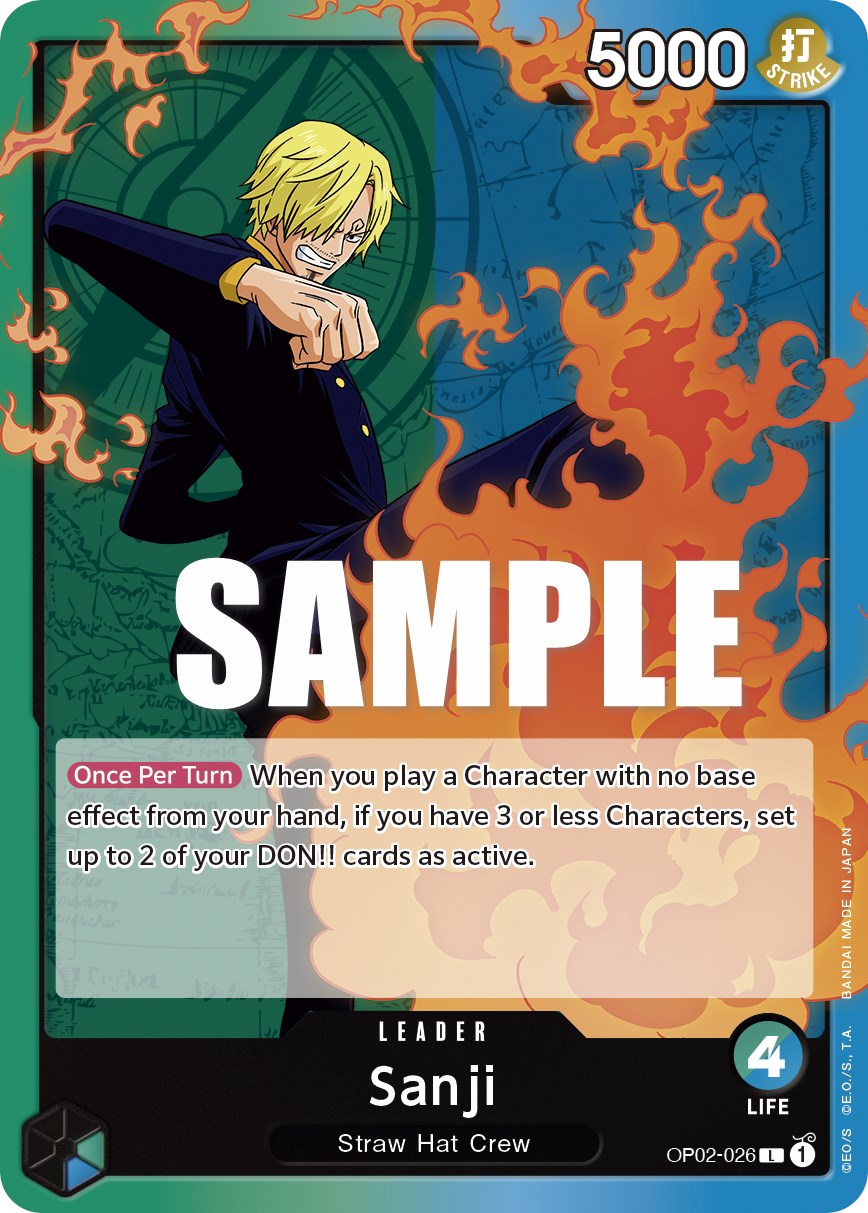 Sanji (OP02-026) - [Paramount War] - Trinity Hobby