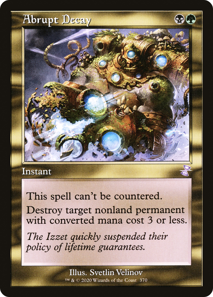 Abrupt Decay (Timeshifted) [Time Spiral Remastered] - Trinity Hobby