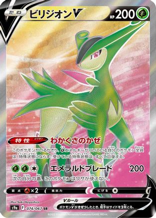 Virizion V - 074/067 (Japanese)  074/067 - [S9a Battle Region]