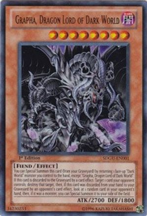 Grapha, Dragon Lord of Dark World [SDGU-EN001] Ultra Rare - Trinity Hobby