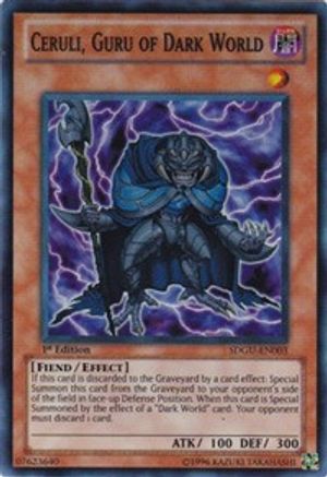 Ceruli, Guru of Dark World [SDGU-EN003] Super Rare - Trinity Hobby