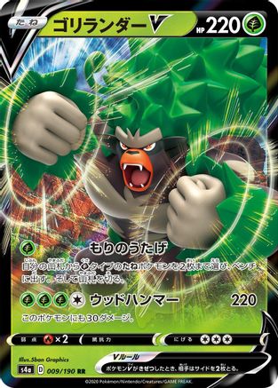 Rillaboom V - 009/190 (Japanese)  009/190 - [S4a Shiny Star V]