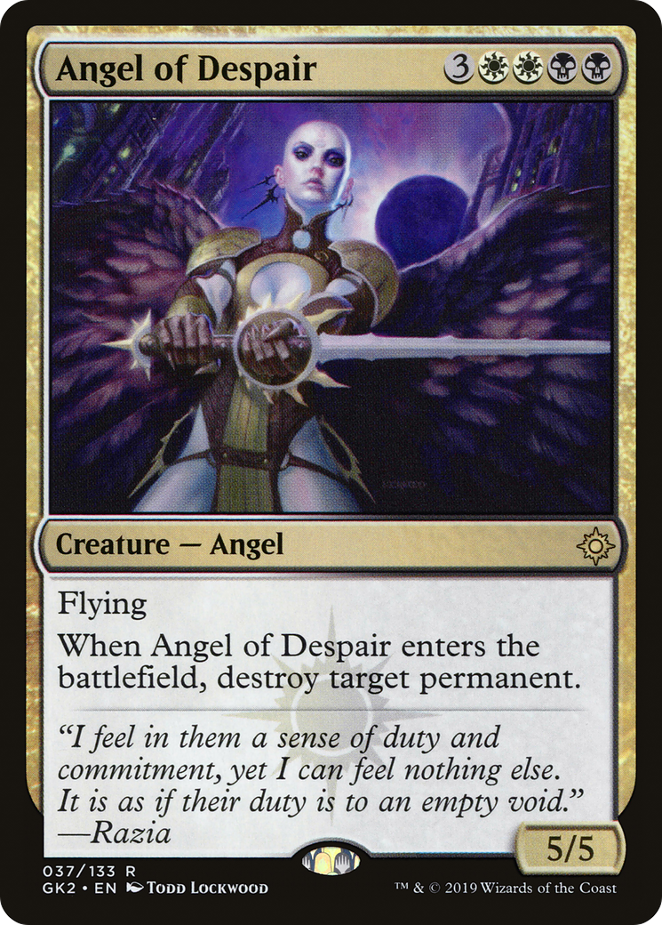 Angel of Despair [Ravnica Allegiance Guild Kit] - Trinity Hobby