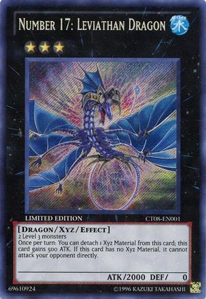 Number 17: Leviathan Dragon [CT08-EN001] Secret Rare - Trinity Hobby