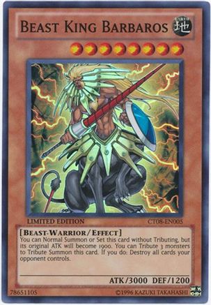 Beast King Barbaros [CT08-EN005] Super Rare - Trinity Hobby
