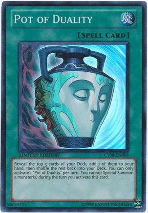 Pot of Duality [CT08-EN008] Super Rare - Trinity Hobby