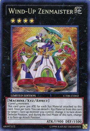 Wind-Up Zenmaister [CT08-EN002] Secret Rare - Trinity Hobby