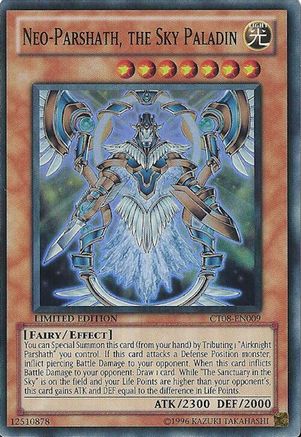 Neo-Parshath, The Sky Paladin [CT08-EN009] Super Rare - Trinity Hobby