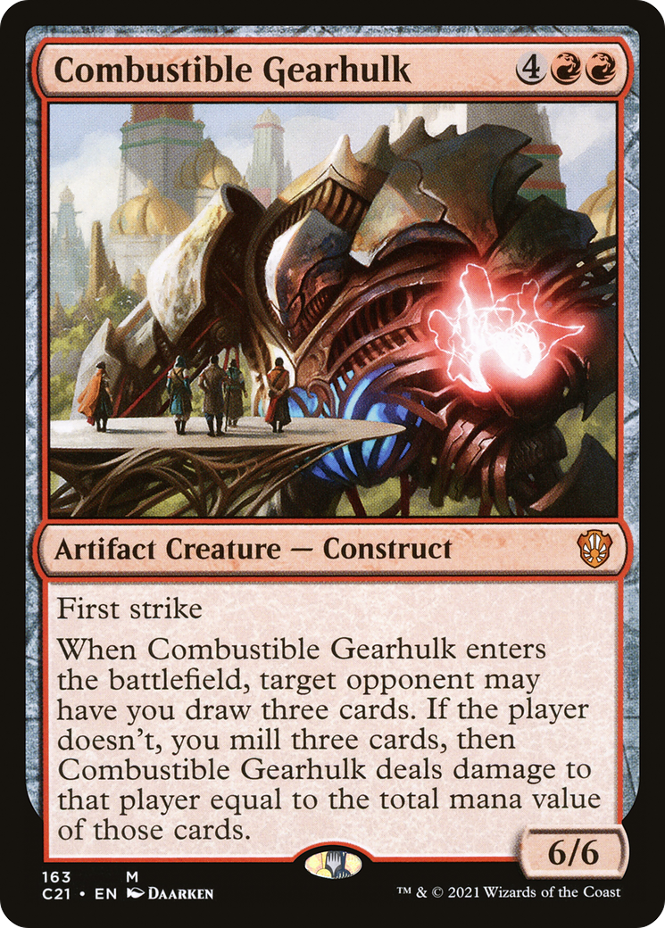 Combustible Gearhulk [Commander 2021] - Trinity Hobby