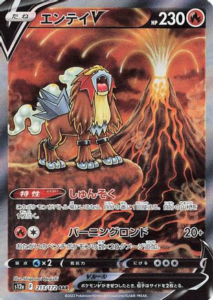Entei V - 213/172 (Japanese)  213/172 - [S12a VSTAR Universe]