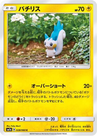 Pachirisu (Japanese)  028/060 - [SM7a Thunderclap Spark]