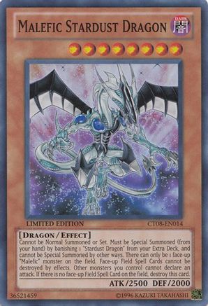 Malefic Stardust Dragon [CT08-EN014] Super Rare - Trinity Hobby
