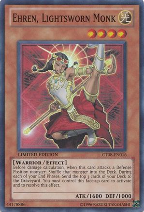 Ehren, Lightsworn Monk [CT08-EN016] Super Rare - Trinity Hobby