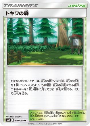 Viridian Forest (Japanese)  091/095 - [SM9 Tag Bolt]