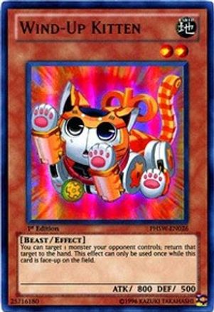 Wind-Up Kitten [PHSW-EN026] Ultra Rare - Trinity Hobby
