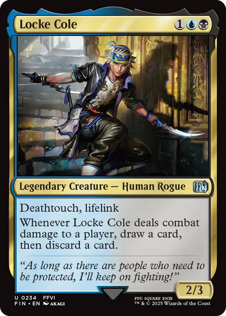 Locke Cole  [Foil]  (FIN-234) - [FINAL FANTASY] - Trinity Hobby