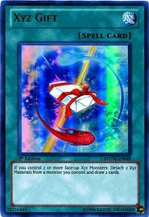 Xyz Gift [PHSW-EN049] Ultra Rare - Trinity Hobby