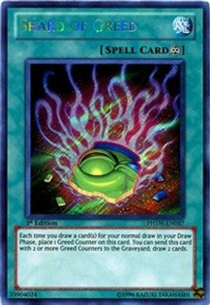 Shard of Greed [PHSW-EN057] Secret Rare - Trinity Hobby