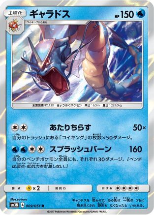 Gyarados (Japanese)  009/051 - [SM3N Darkness that Consumes Light]